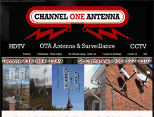 Tablet Screenshot of channeloneantenna.ca